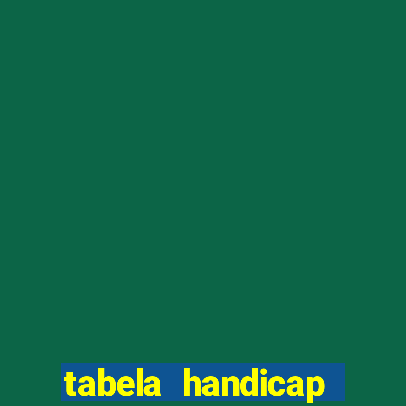 tabela handicap asiatico escanteios